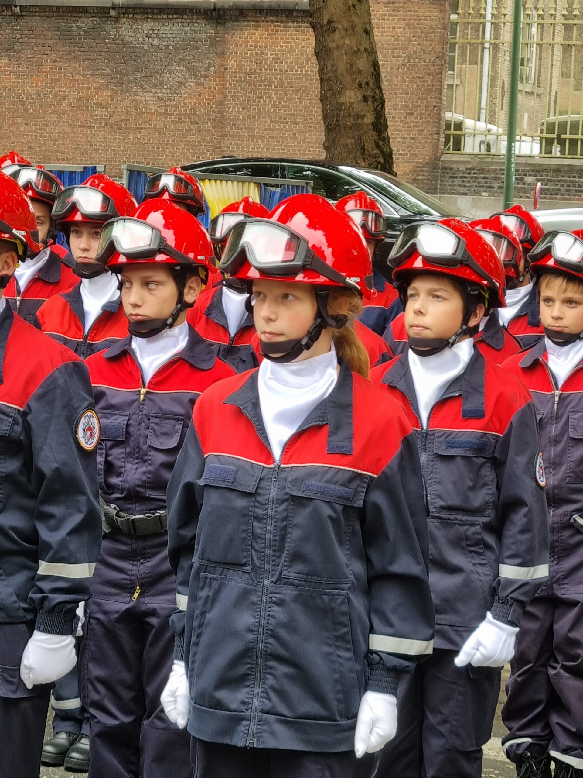 Oefening jeugdbrandweer